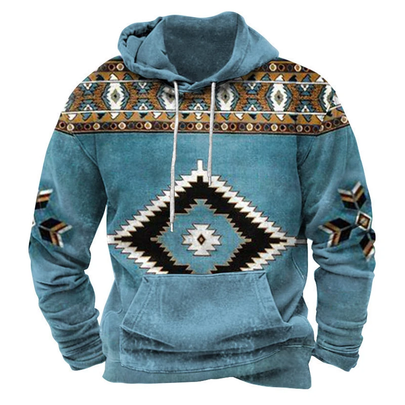 Custom All-Over Print Mens Fleece Hoodie 360GSM thumbnail 5