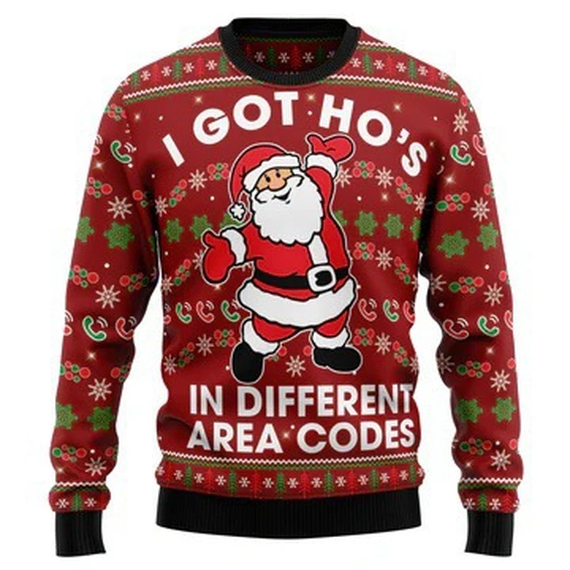Custom All-Over Print Mens Vintage Crewneck Knit Sweater