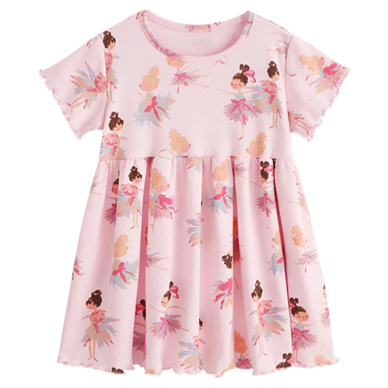 Custom All-Over Print Kids Short-Sleeve Dress thumbnail 3