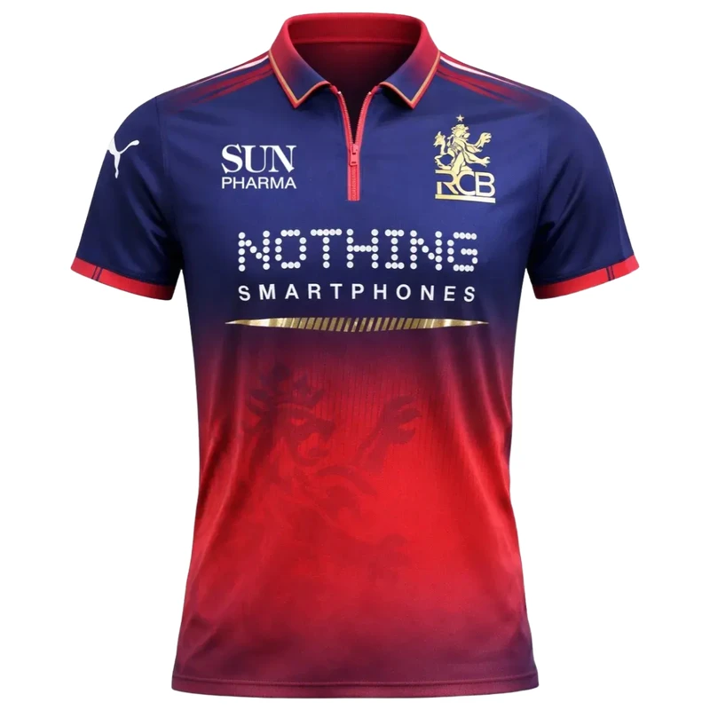 Custom All-Over Print Cricket Jersey thumbnail 11