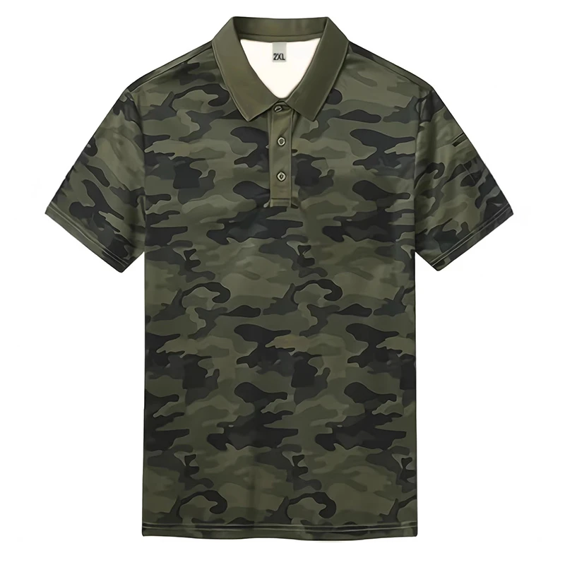Custom All-Over Print Military Wear Casual Polo thumbnail 5